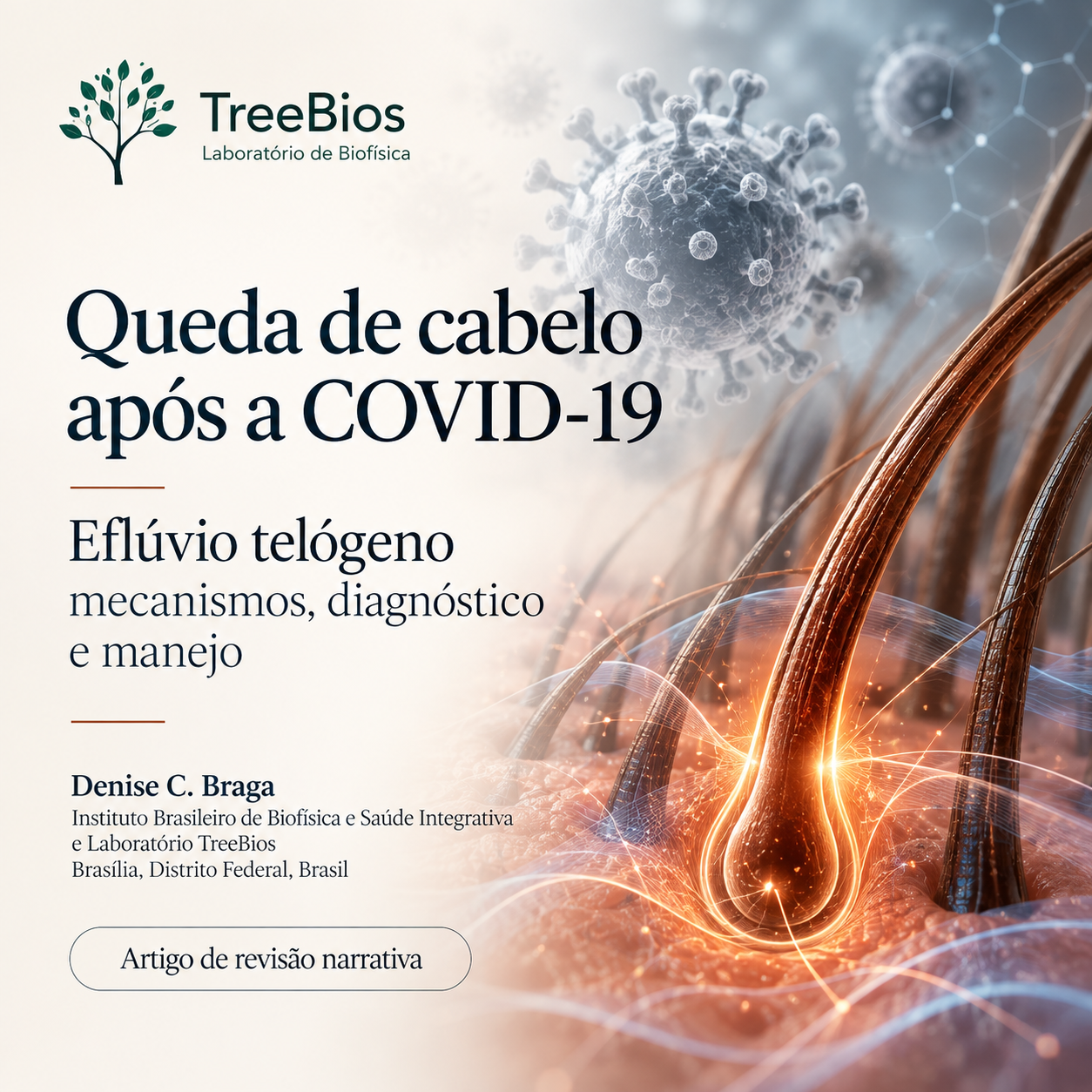Capa do artigo Queda de cabelo após a COVID-19